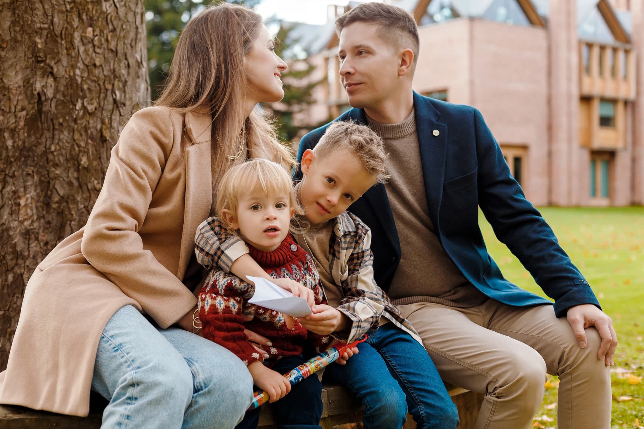 Family dog pet portrait photography UK outdoor